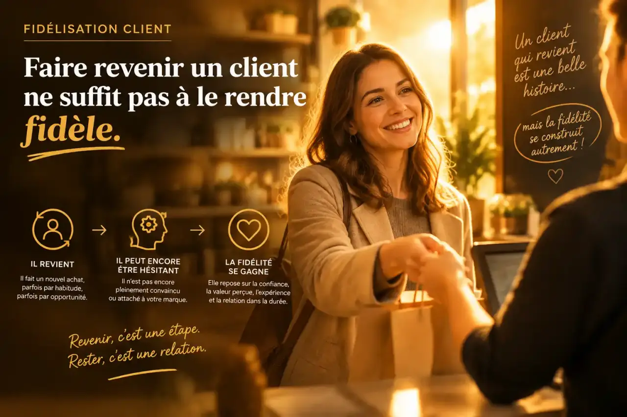 Fidélisation client : faire revenir un client ne suffit pas à le rendre fidèle