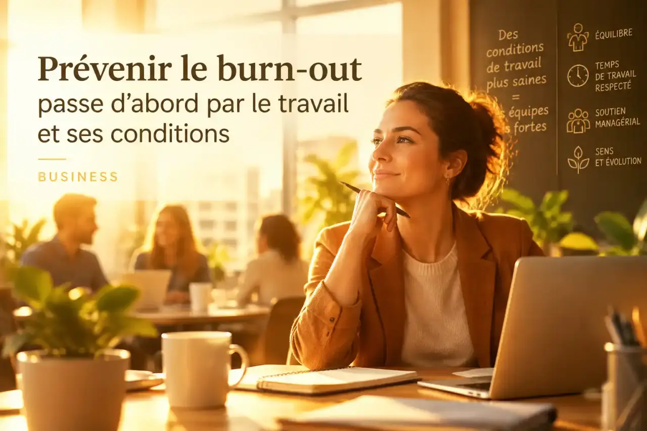 Prévenir le burn-out passe d’abord par le travail et ses conditions